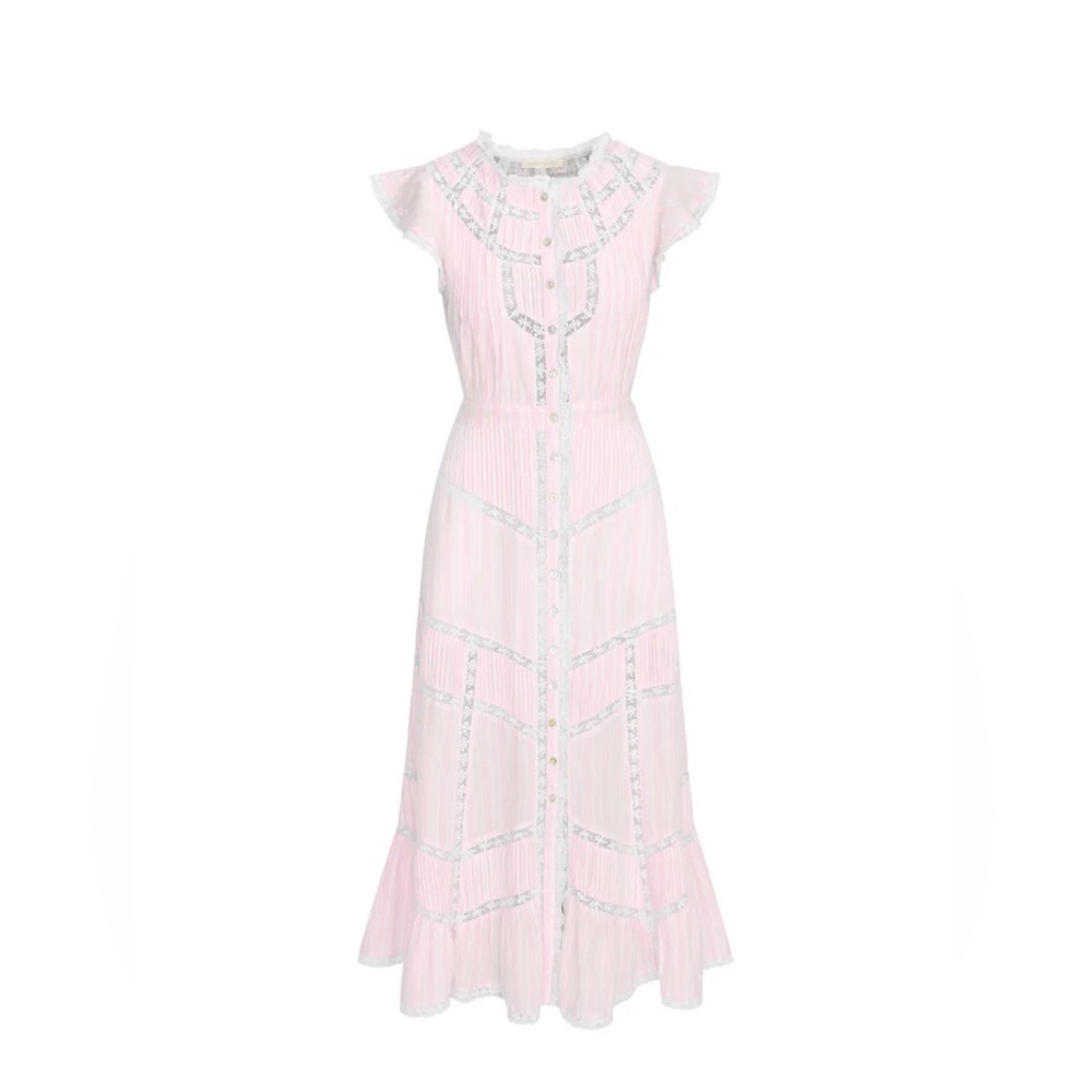 Remi Cotton Stripe Maxi Dress - LoveShackFancy - Picture 6 of 8